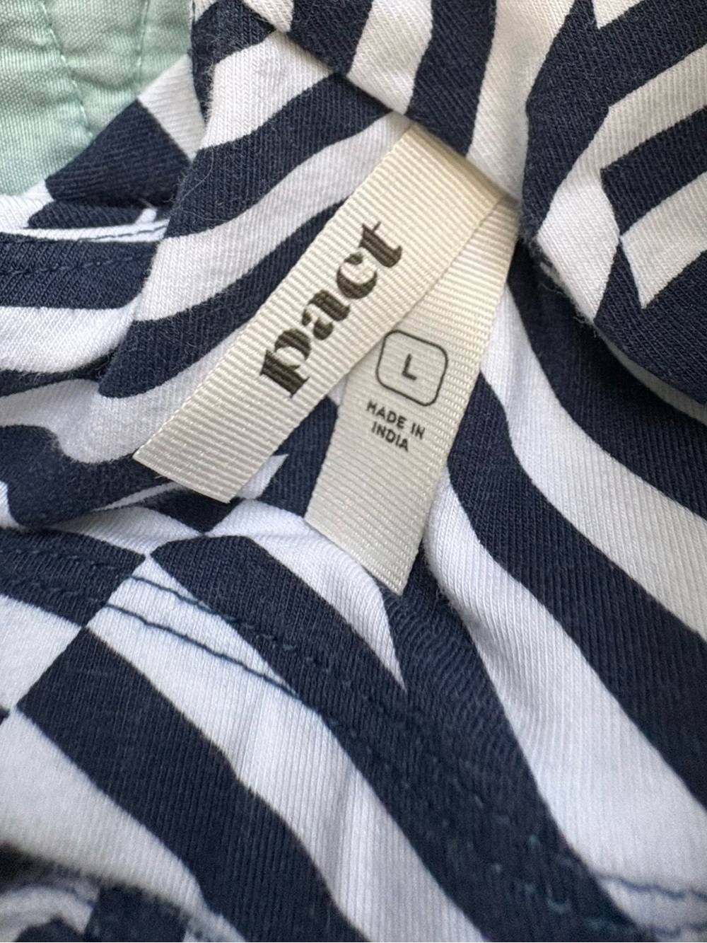 Pact Black and White Geometric Maxi Dress - Picture 4 of 4